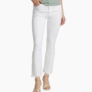 MOTHER Hustler High Rise Flare Leg Ankle Jeans